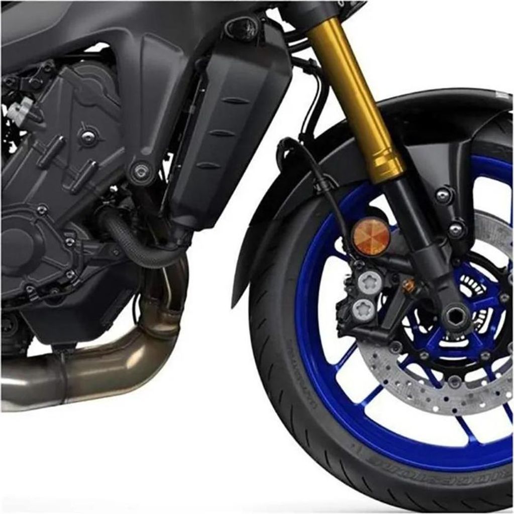 PUIG 20811N Verlängerung des vorderen Schutzblechs passend fuer YAMAHA MT-09 SP Schwarz