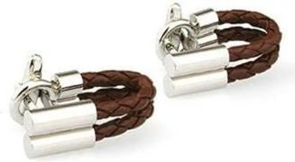 Boutons de manchette avec cordons originaux pour mariage et événements
