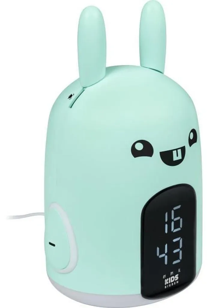 Réveil Éducatif Lapin pour Enfant avec LED Bleu et Alarmes Buzzers - 3