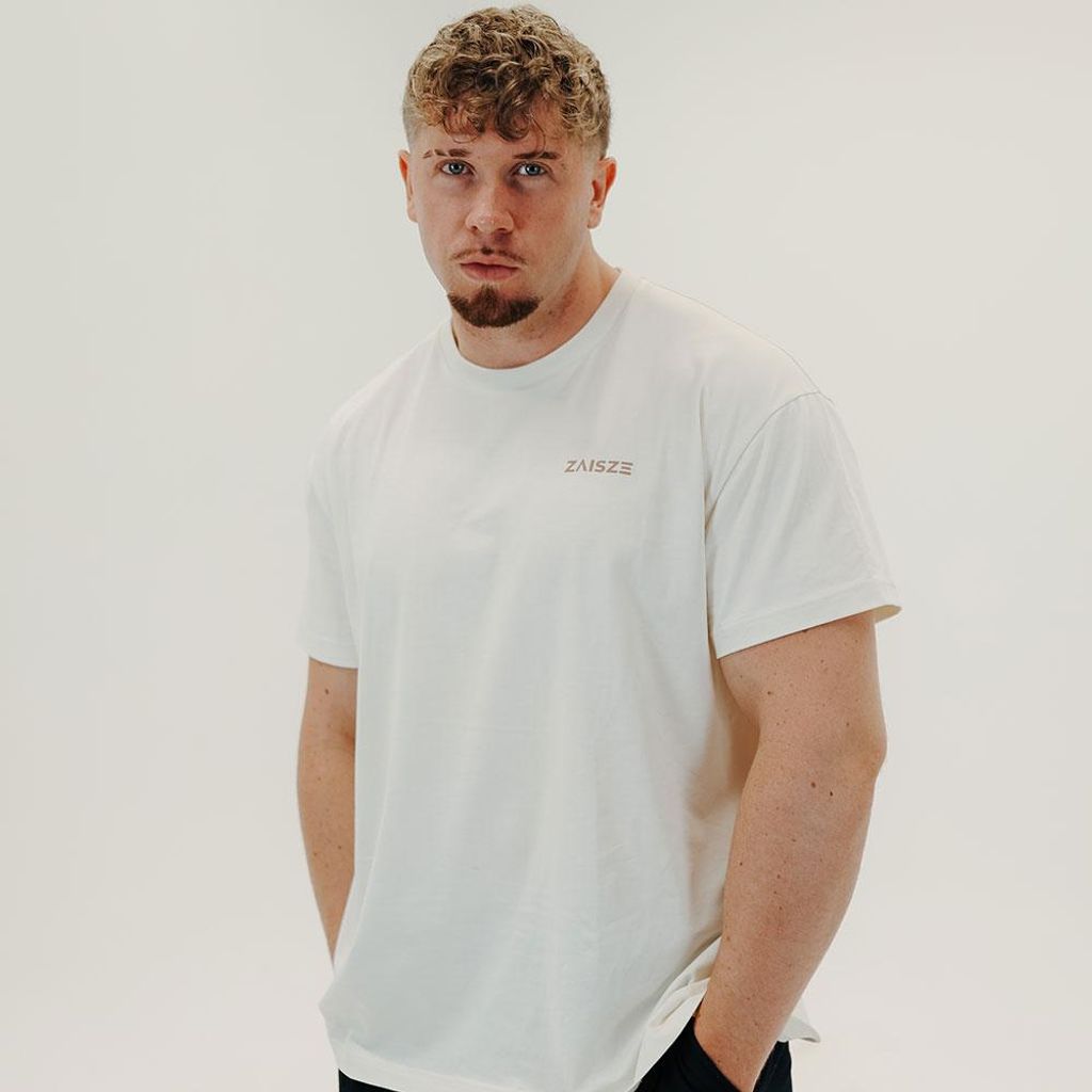 Zaisze T-Shirt Herren - Ivory Dust - Größe XS