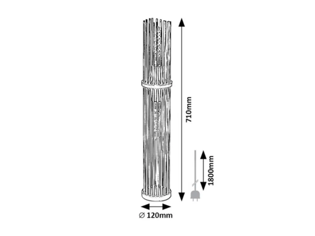 Lampadaire Double E27 40W Roxas 74022 Rabalux à Intensité Adaptable - 5