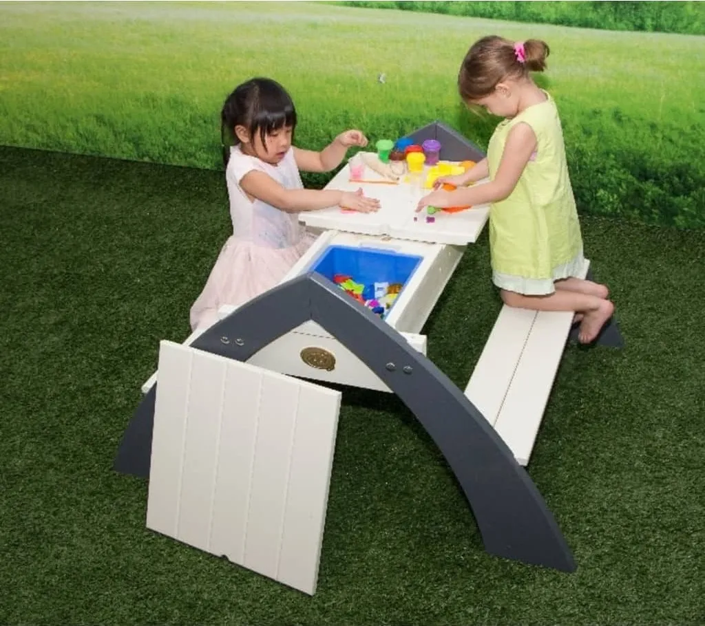 AXI Delta Table Sable et Eau : Table de Pique-nique avec Rangement - 11