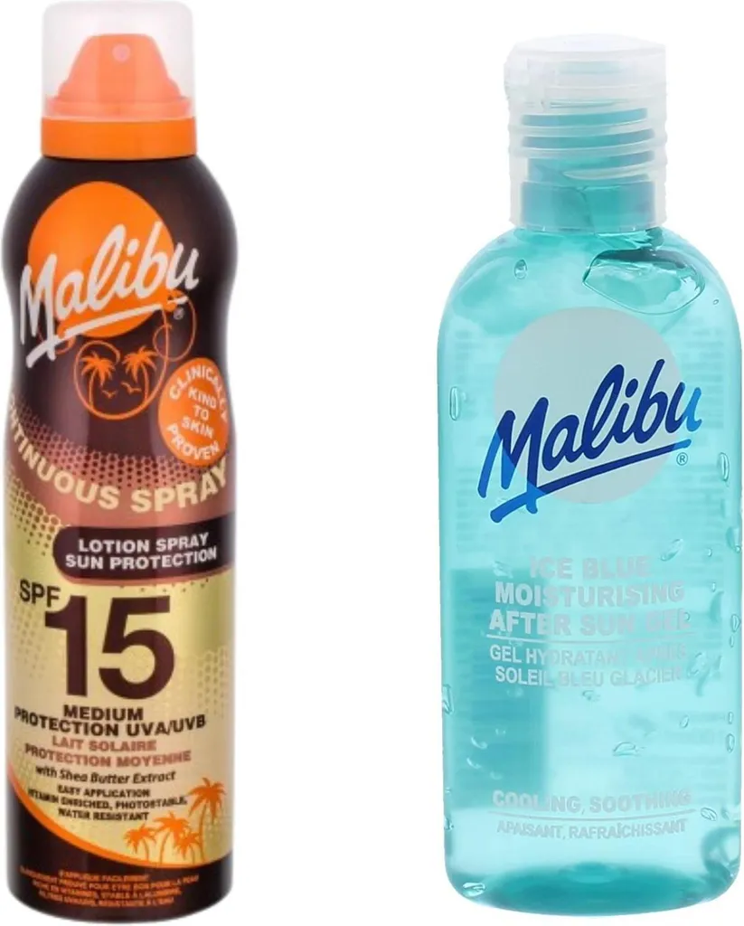 Ottieni un'Abbronzatura Dorata con Malibu SPF15 + Gel Aloe Vera