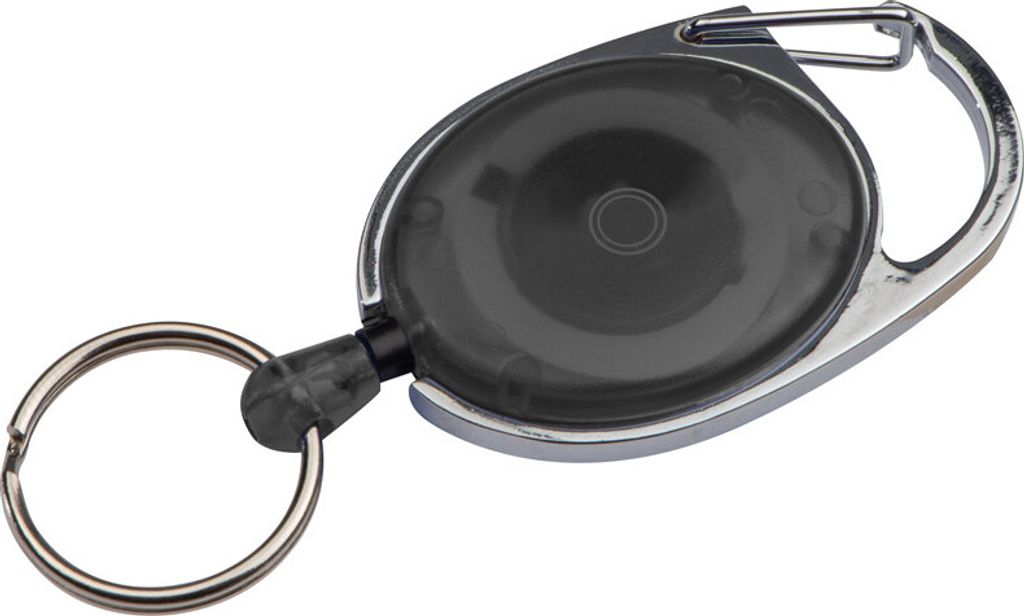 Schlüsselanhänger mit Karabiner und ausziehbarem Produktbild 