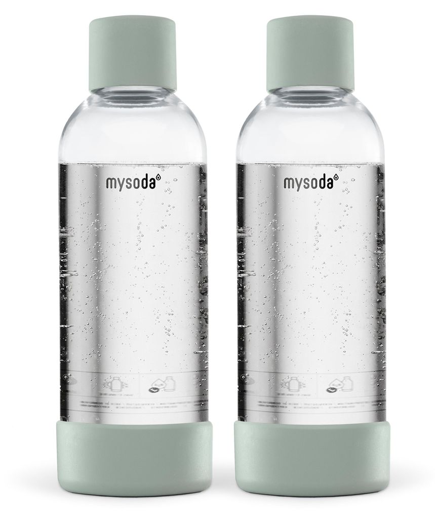 Mysoda 1L Wasserflaschen 2er-Set (PET), Pigeon Produktbild 