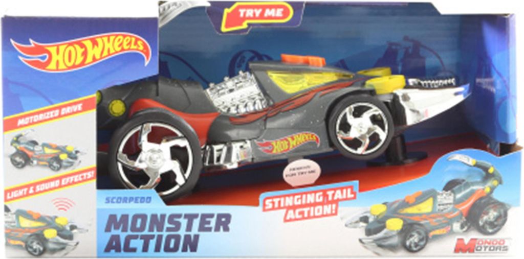 Hot Wheels Monsters Action Scorpedo-Auto na baterie