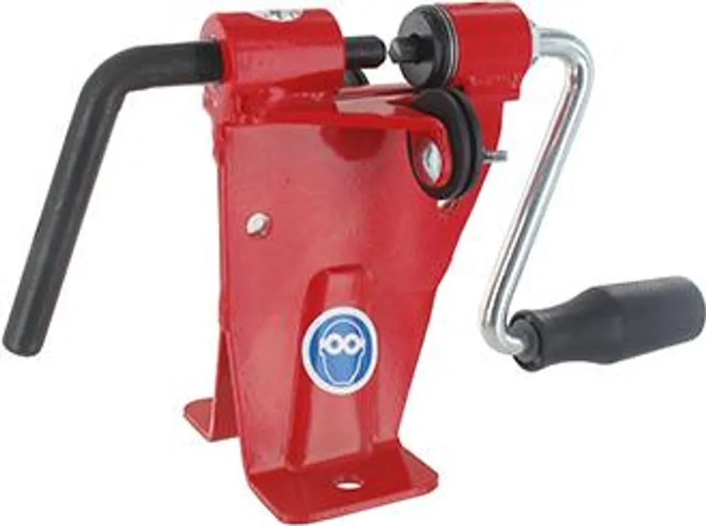 Réparer une chaîne de tronçonneuse avec cette riveuse fixe robuste