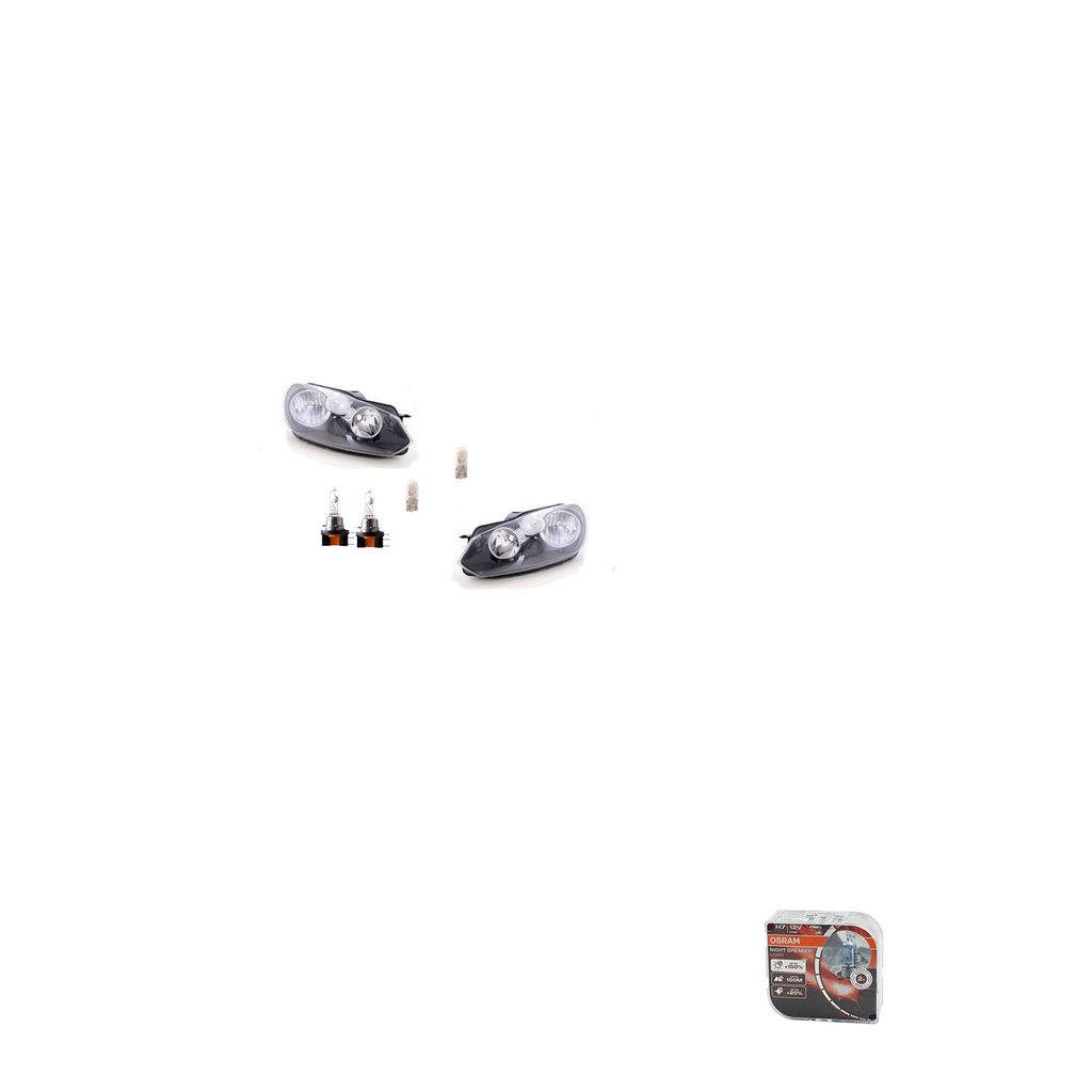 Johns, Scheinwerfer + Osram Night Breaker Laser passend für VW Golf 6 5KI ab Set Li. Re. 5K1941005L 5K1941005E 5K1941005H 5K1941005J 5K1941005Q 5K...