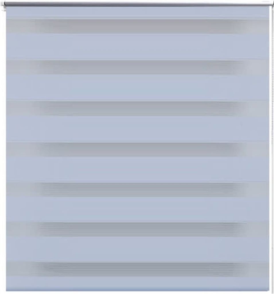 Zebra-Rollo 90,9 x 150 cm, Stoffbreite 86,7 cm, Weiß