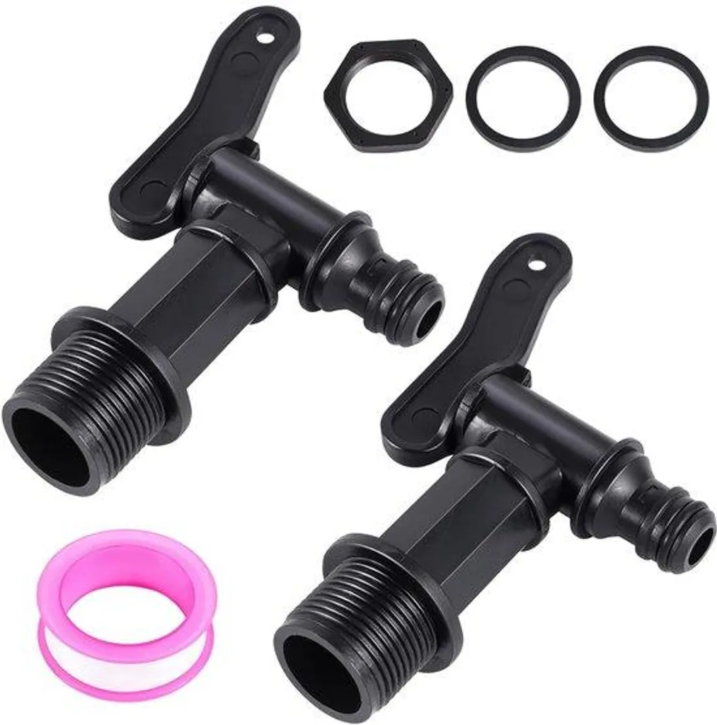 Tuyau d'évacuation eaux pluviales noir 3/4 pouce pour jardin et toit