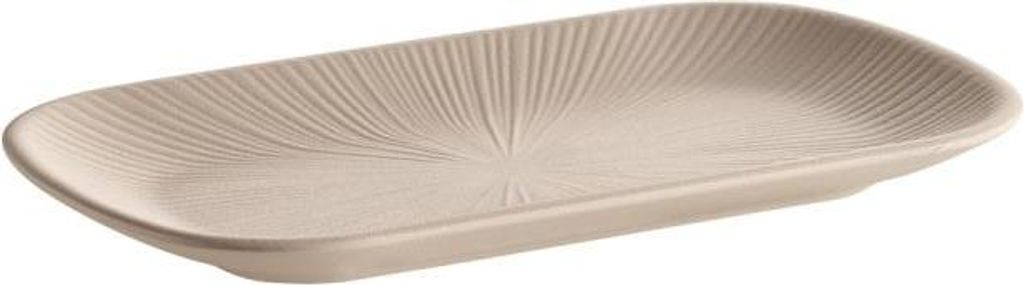 APS 85421 GN 1/4 Tablett NERO, Melamin, 26,5 x 16,2 cm, sand