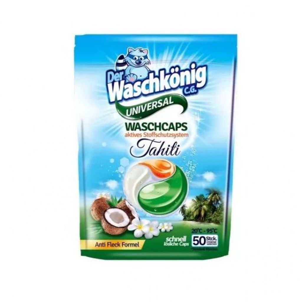 Der Waschkönig Kapseln Universal Tahiti A50
