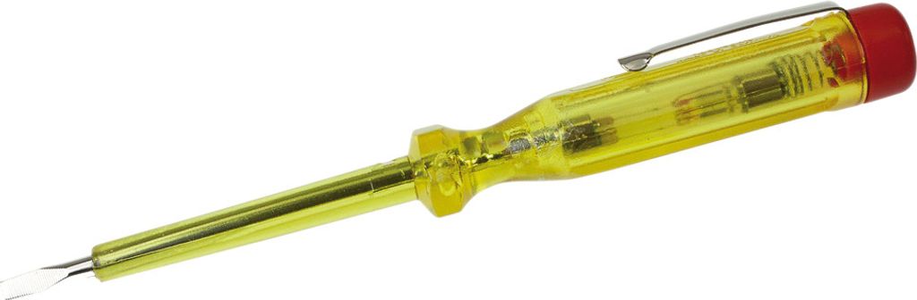 Dönges Spannungsprüfer 100-500V - Kompakter Elektrischer Spannungstester mit Schutzkappe, 140 mm - Z