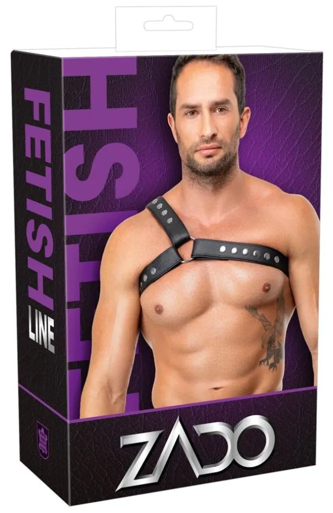 Harnais en cuir pour hommes S-L tenue de soirée fétiche et clubbing