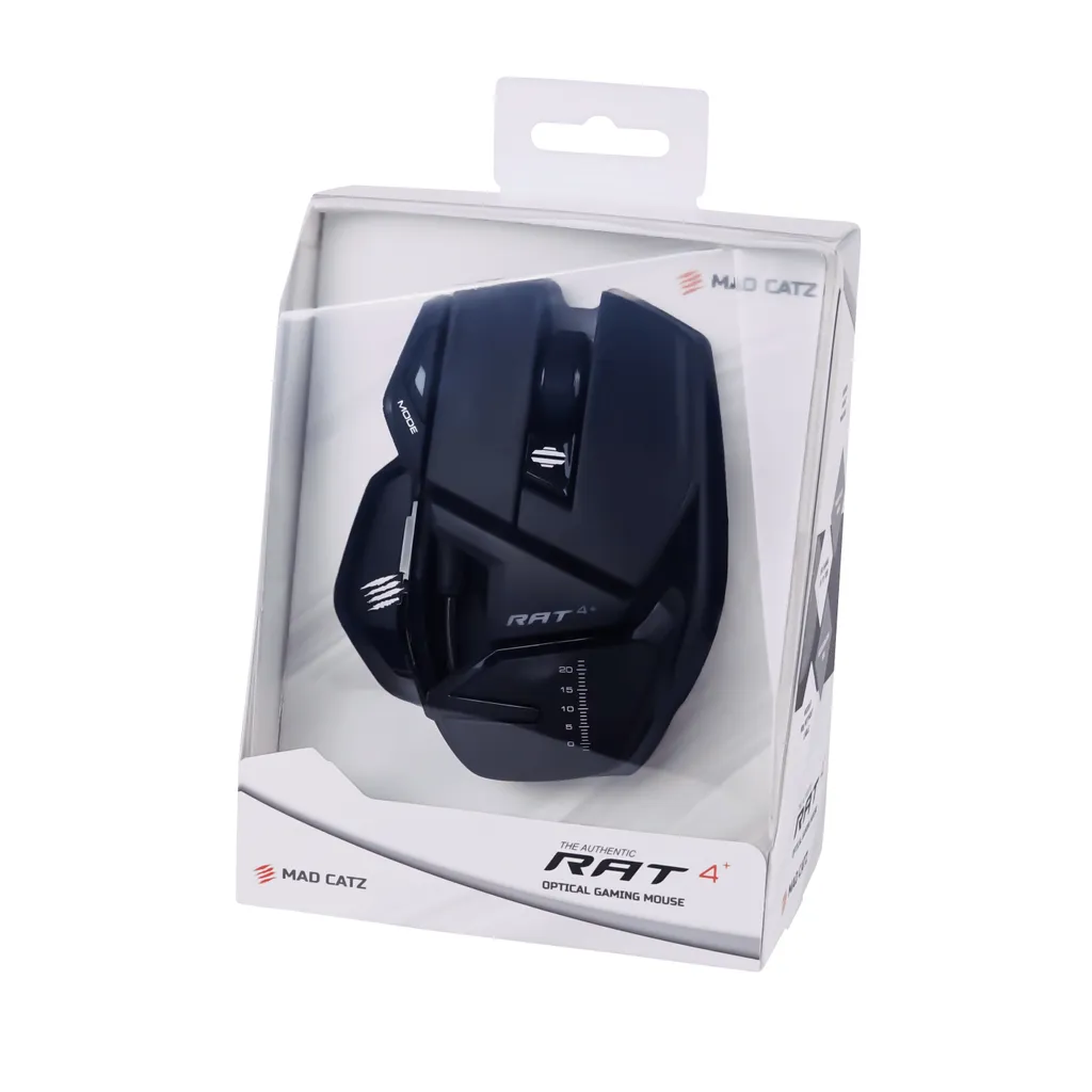 Souris Gaming Optique Haute Précision Mad Catz R.A.T. 4+ USB-A