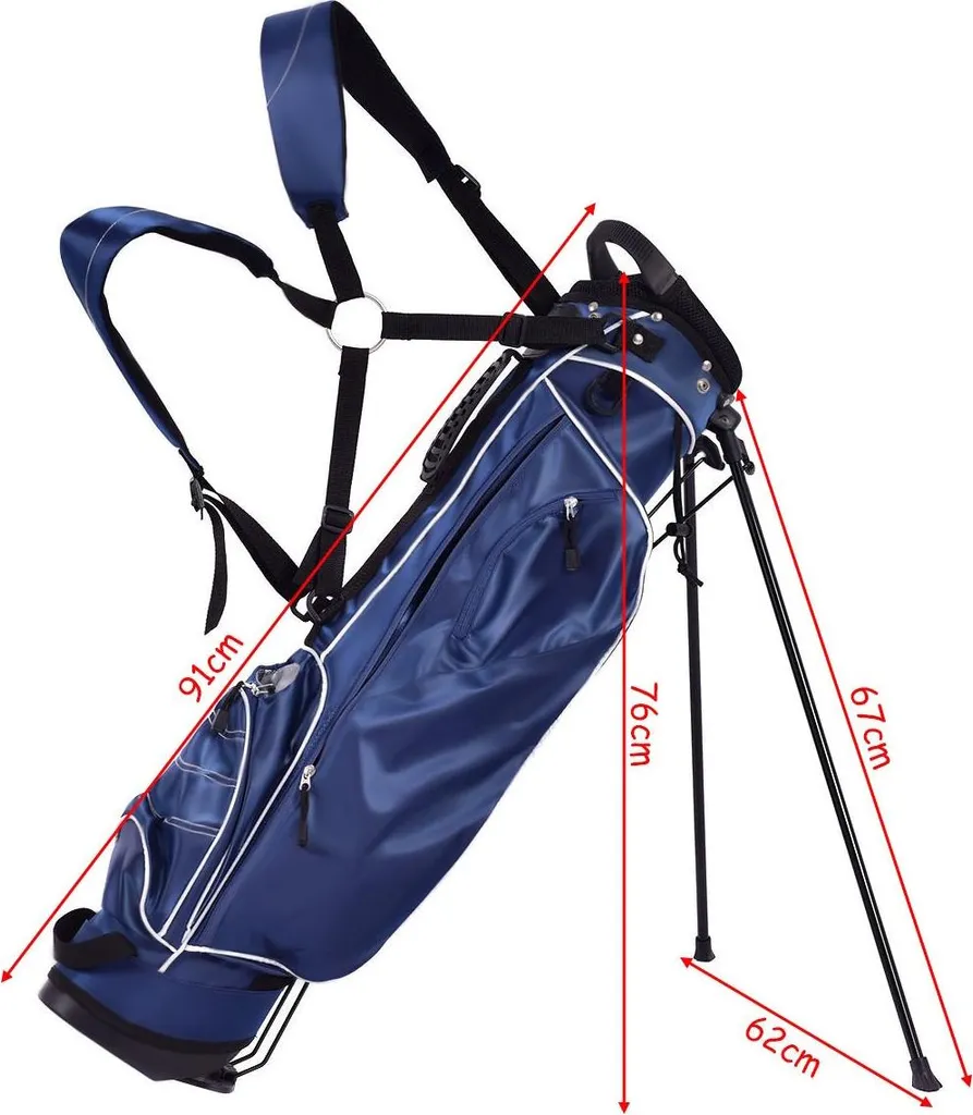 Offerta Sacca Golf 9 Pollici Blu - Custodia da Viaggio con Ruote e ABS