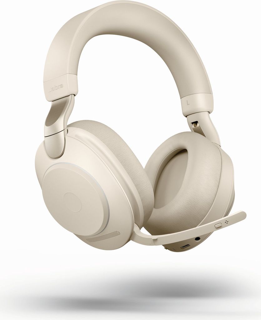JABRA Evolve2 85 Stereo UC USB-C Bluetooth ANC beige Produktbild 