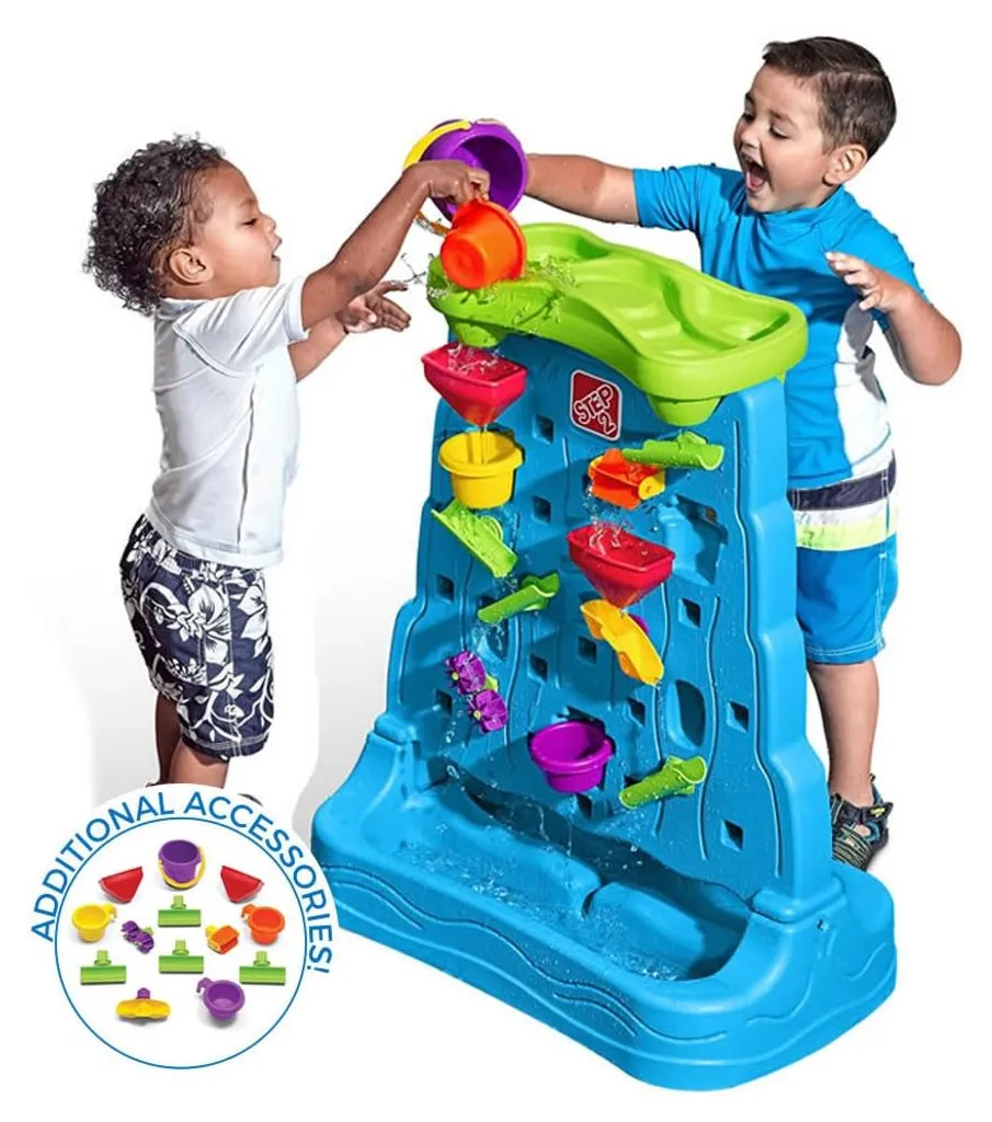 Mur d'eau Step2 Little Explorer avec 13 accessoires et parcours modulable - 7