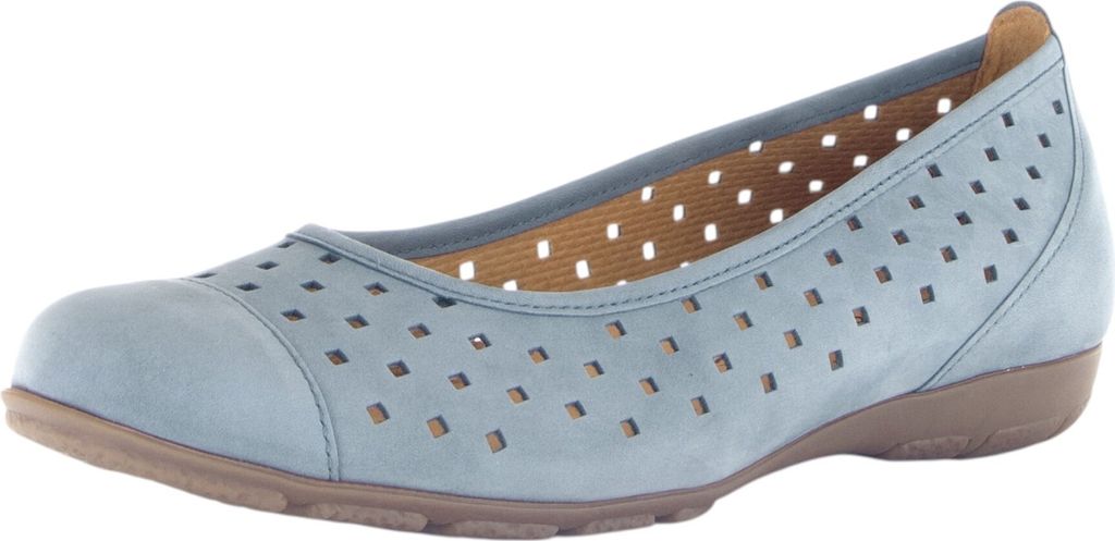 Gabor Damen Slipper in Blau, Größe 7.5