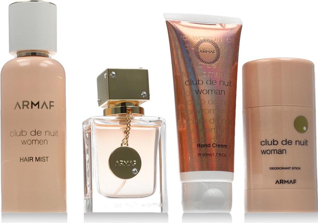 Armaf Club Denuit Woman Eau De Parfum 55un Spray Hair Mist 55ml Desodorante Stick 75ml Crema De Manos 50ml
