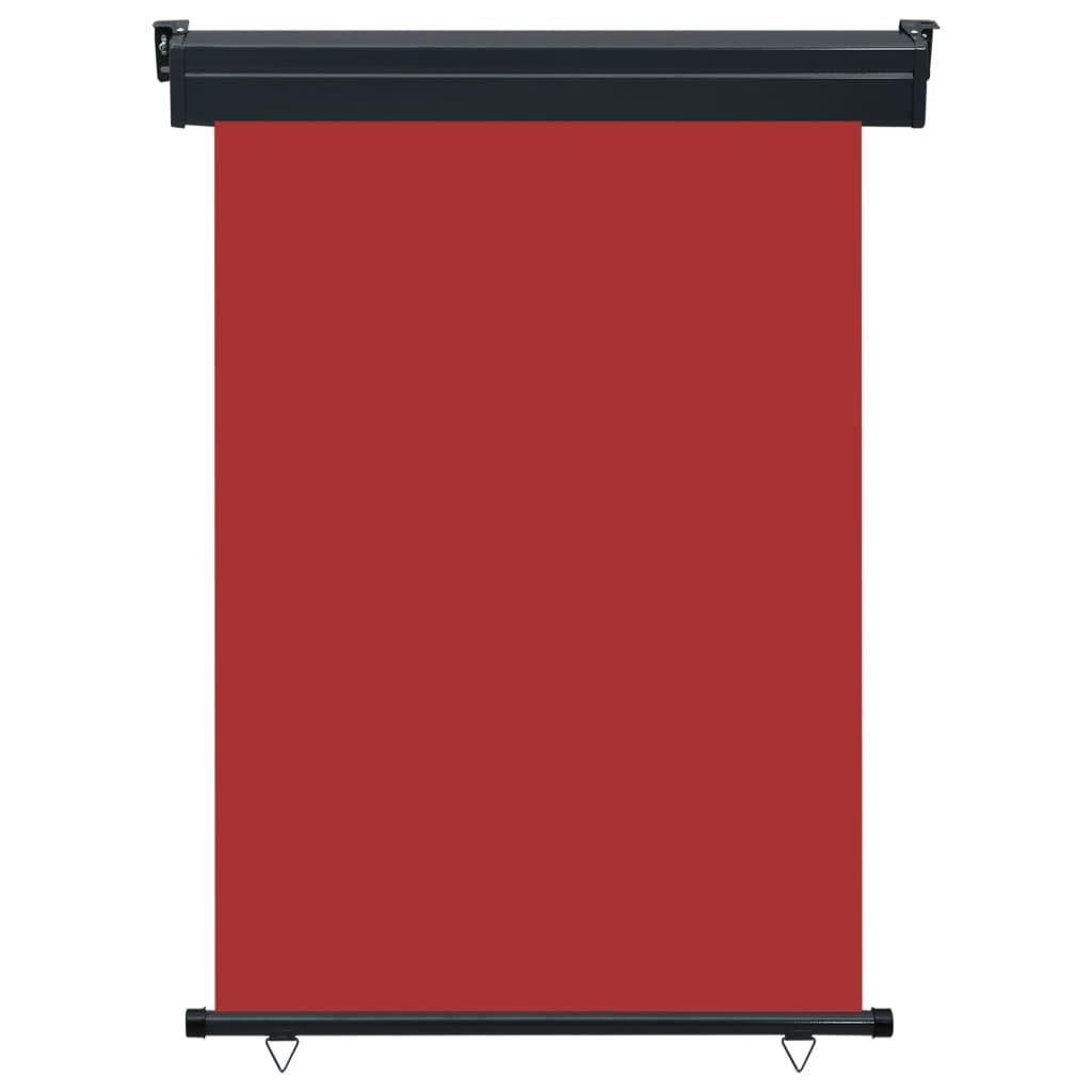 vidaXL Balkon-Seitenmarkise 125x250 cm Rot Produktbild 