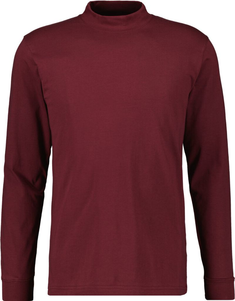 Ragman Stehkragen-Shirt langarm