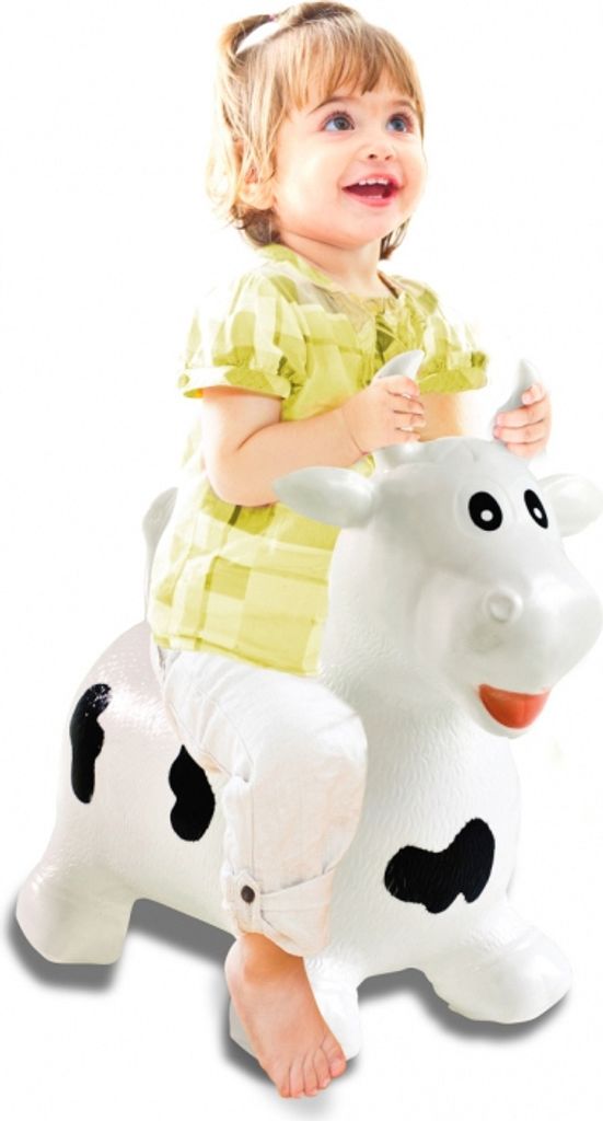 Jamara bouncy animal cow biały/czarny z pompką Zdjęcie produktu 