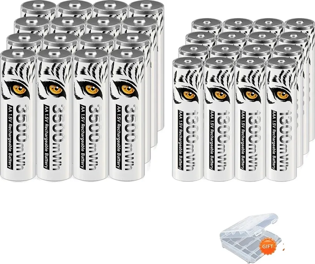 Batterie Li-Ion Rechargeable pour Jouets et Appareils Photo 16AA 16AAA 1.5V