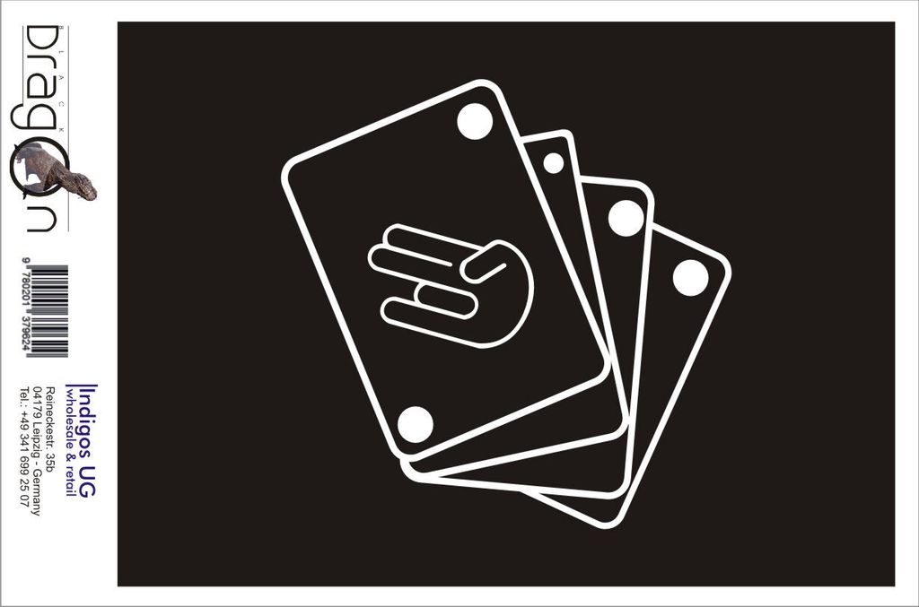 Aufkleber / Autoaufkleber - JDM / Die cut / Auto / OEM - Card shock hand leaf - 210x210mm pink - Heckscheibe / Heckscheibenaufkleber
