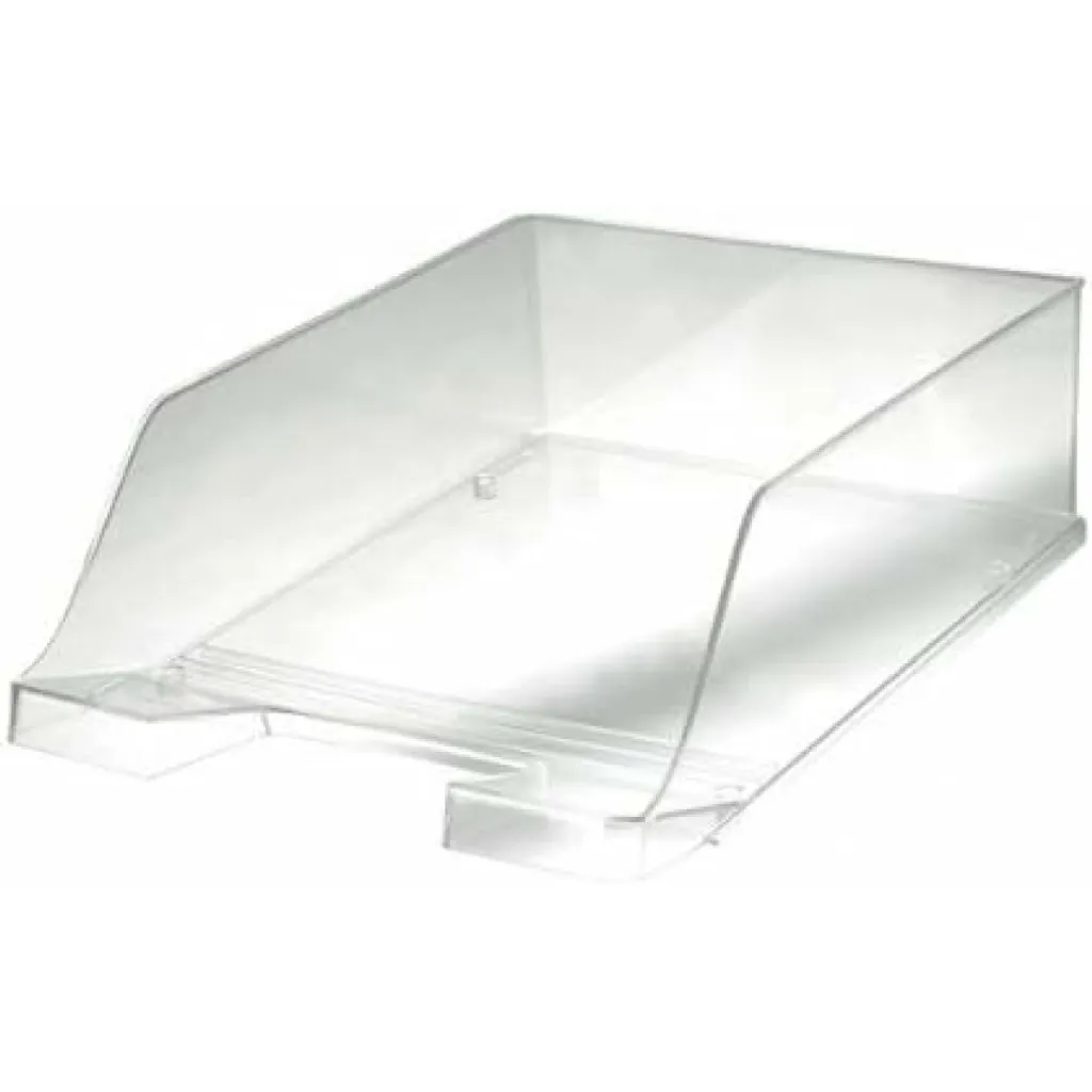 Bac à courrier XXL transparent pour trier vos grands dossiers C4