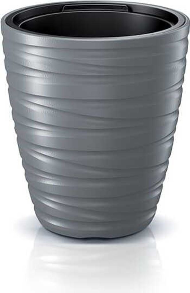 Prosperplast Maze 16l 29.6x29.6x32.9 Cm Blumentopf Grau Grau One Size