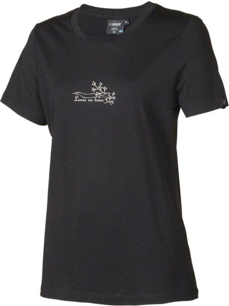 Ivanhoe T-shirt UW Cilla Vine für Frauen - 100% Wolle - Schwarz