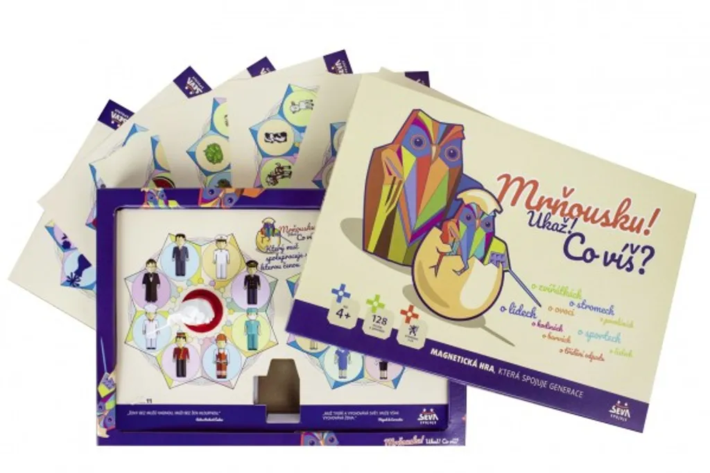 Jeu magnétique Clin d'œil pour aider l'enfant timide à s'exprimer 4+