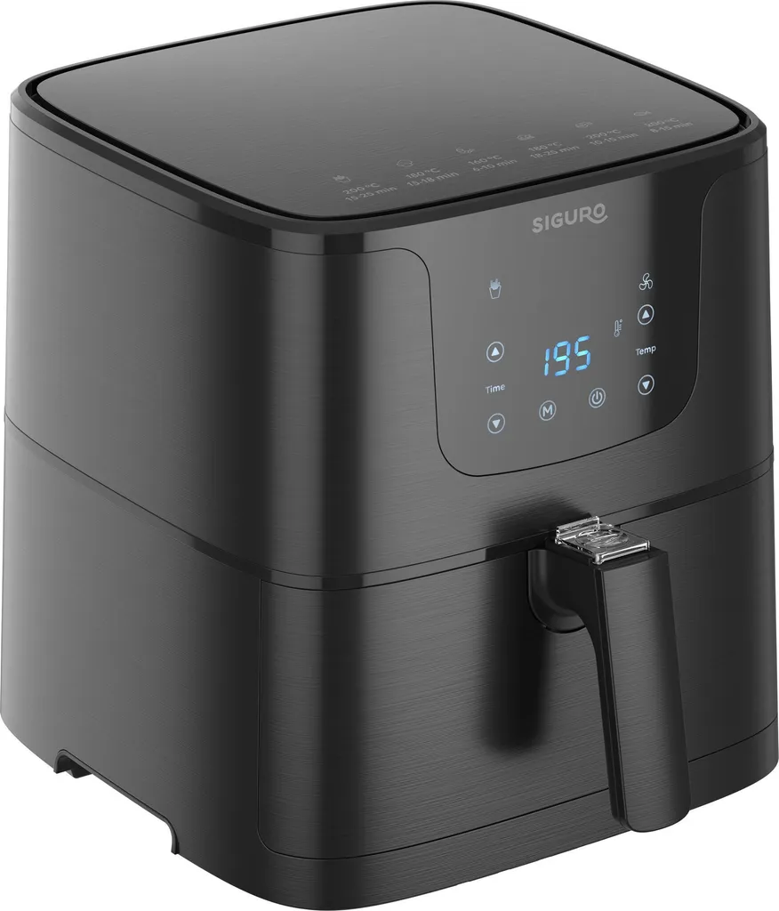 Friteuse luxe Siguro AF-R550 grande capacité 5,5L et cuisson rapide 1700W