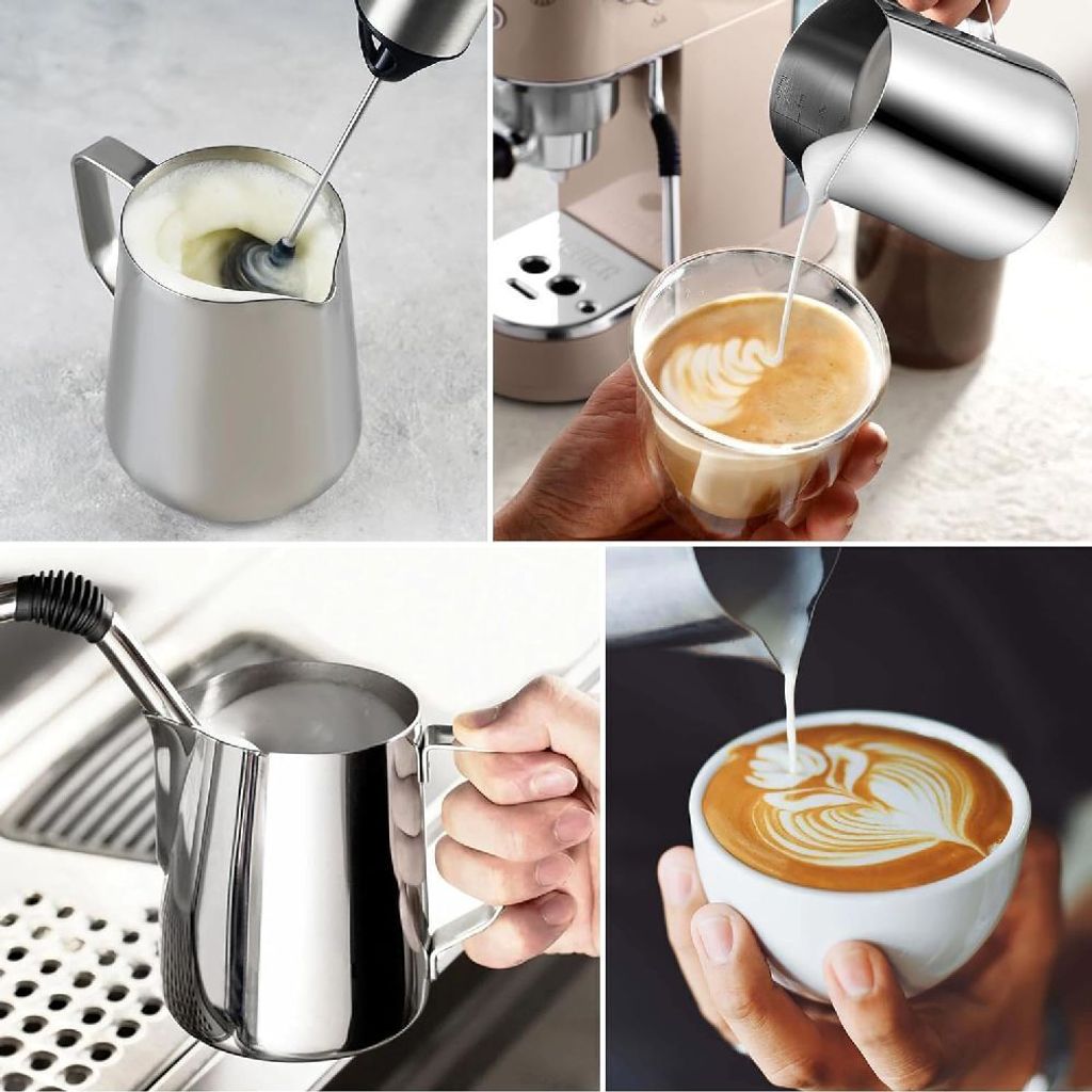 Anpro 350 ml/12oz klein Milchkännchen Edelstahl Produktbild 8