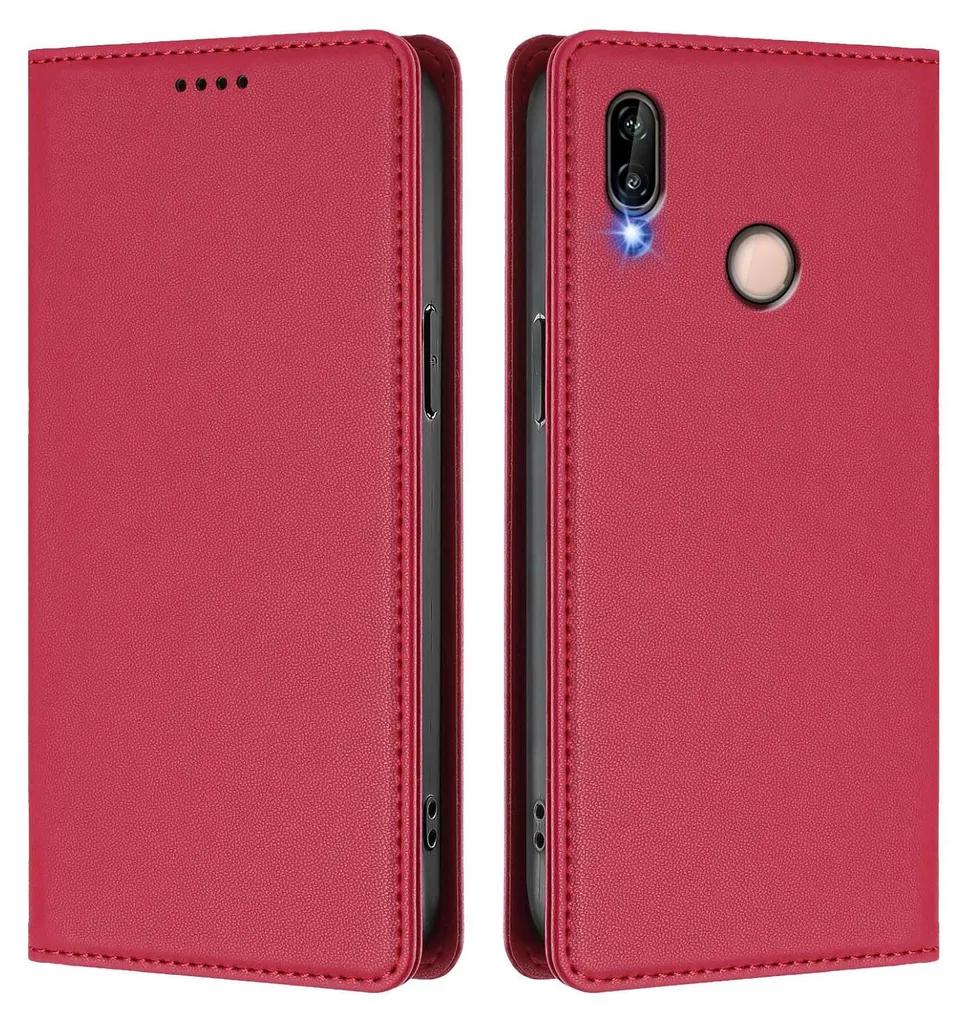 Custodia Mumbi Per Huawei P20 Lite - Cover Protettiva Sottile In TPU Trasparente E Nero, Morbida E Facile Da Montare - 2