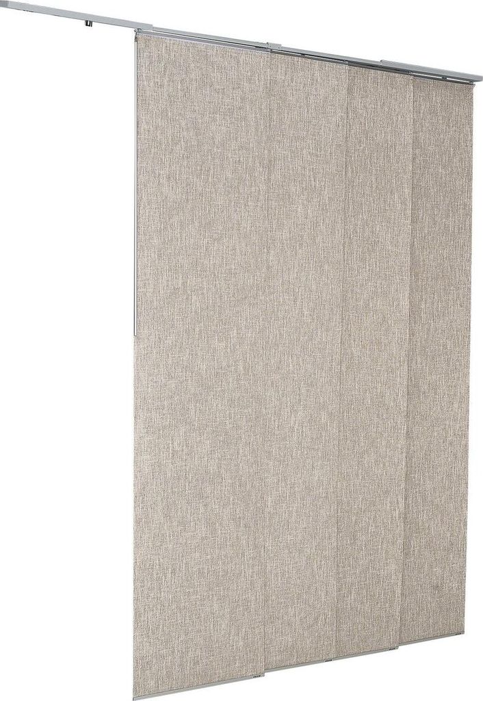 Panel Track Blinds Ausziehbare Schiene 116 cm bis 218 cm W Trimmable Brown
