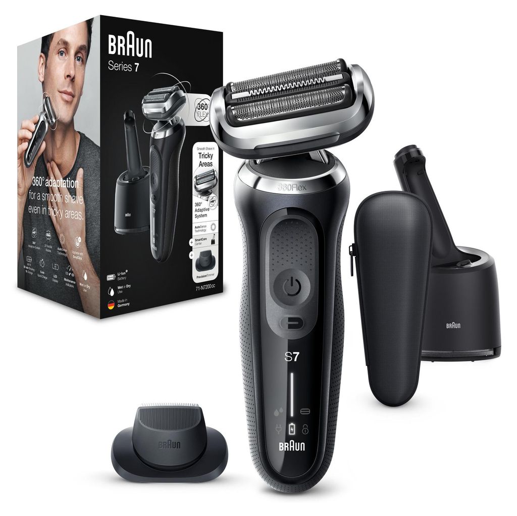 Braun Series 7 71-N7200cc Rasoir à grille Tondeuse Noir Image du produit 