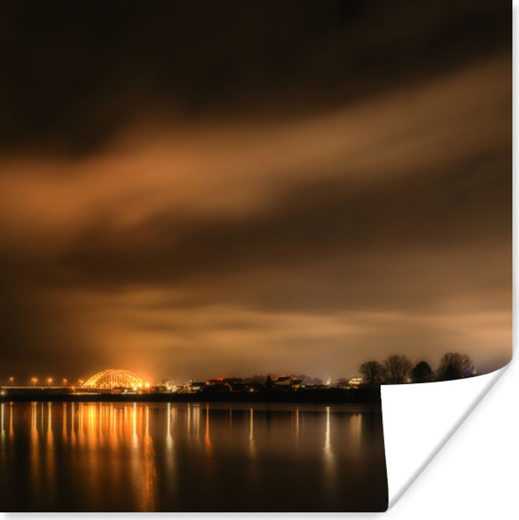 MuchoWow Poster Nijmegen - Luft - Licht 30x30 cm - Wandposter - Printing