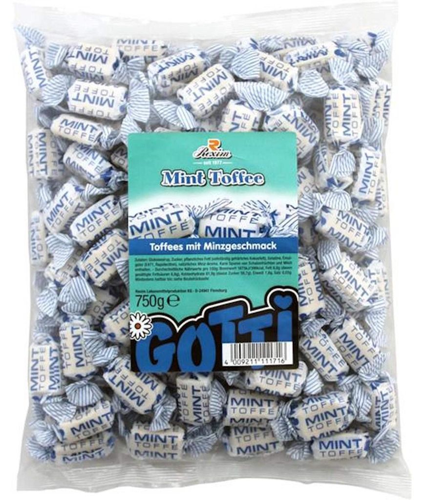 Rexim Mint Toffee Gotti 108 Stk. 750g Produktbild 