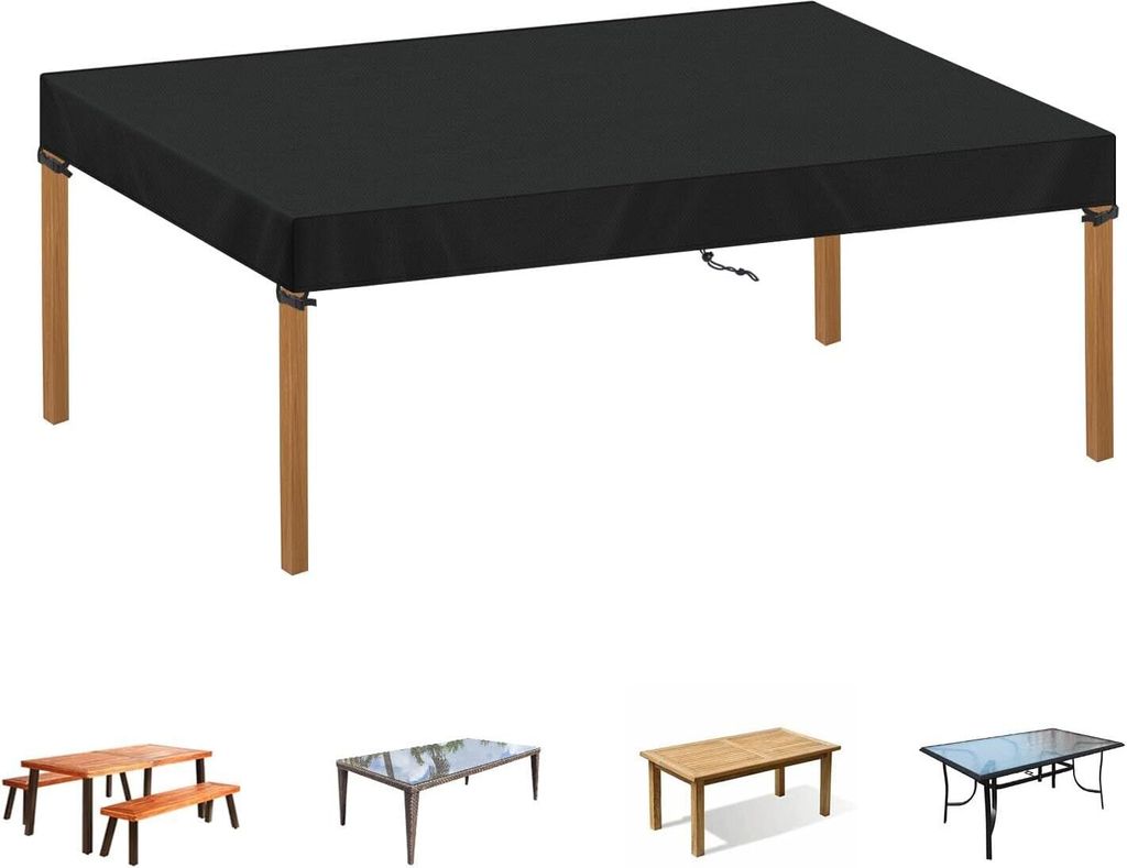 Abdeckung Gartentisch 160x80x15cm Abdeckung Tischplatte Produktbild 