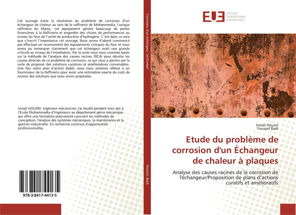 Etude du problème de corrosion d'un Échangeur de chaleur à plaques