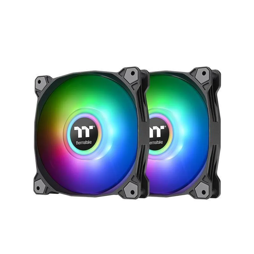 Thermaltake Pure Duo 12 Ventole Universali 120mm ARGB Silenziose 2pz