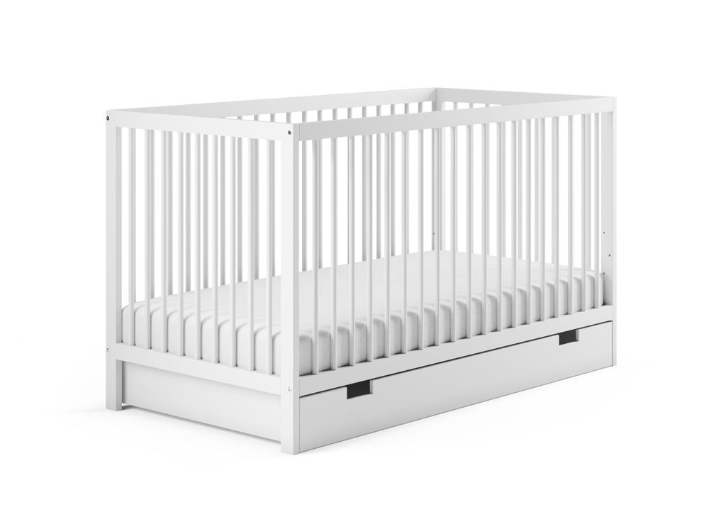 Babybett Kinderbett Gitterbett höhenverstellbar & Produktbild 
