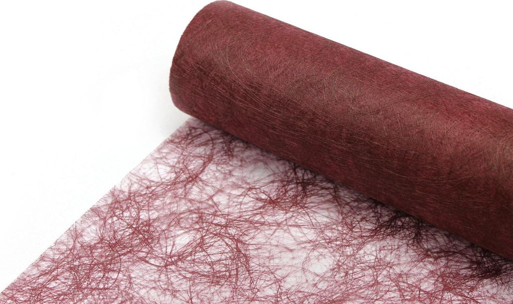 Sizoflor Tischband bordeaux 30 cm Rolle 5 Meter 60 011-R