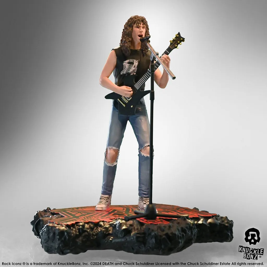 Statue Chuck Schuldiner II 22 cm Death Rock Iconz Édition Limitée 3000 pcs