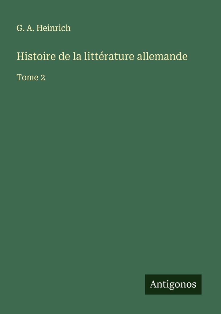Histoire de la littérature allemande