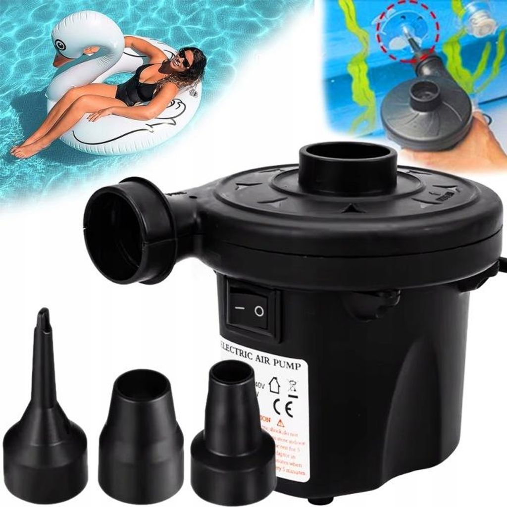 Elektrische Luftpumpe 2 in 1 für aufblasbares Zubehör 55 W Produktbild 