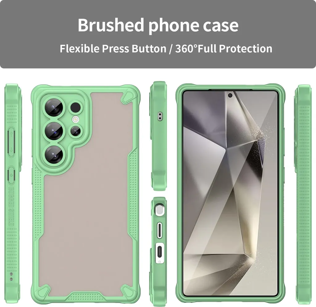 Cover Samsung Galaxy S25 Ultra Verde - Protezione Phonesta Shockproof - 2