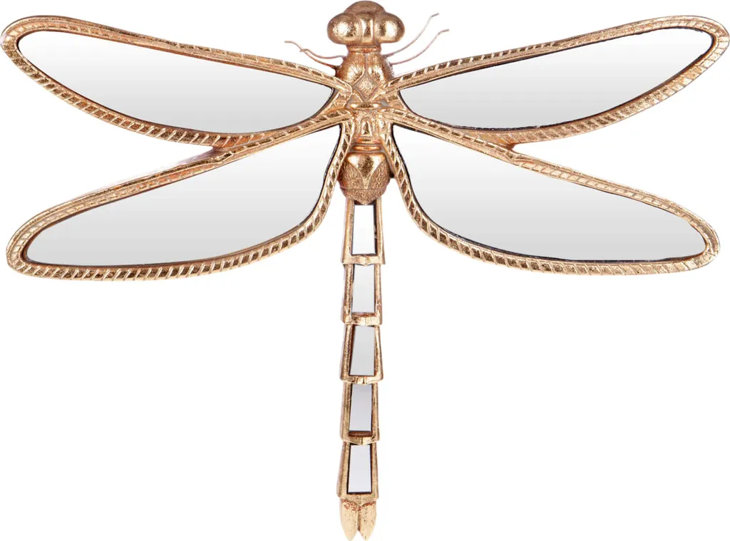 Specchio Libellula da Parete - Vetro HD e Montaggio Facile Casa